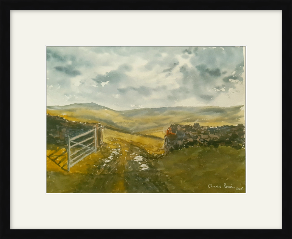 Gateway to the Moors. 15x11 inches.  (Unframed)