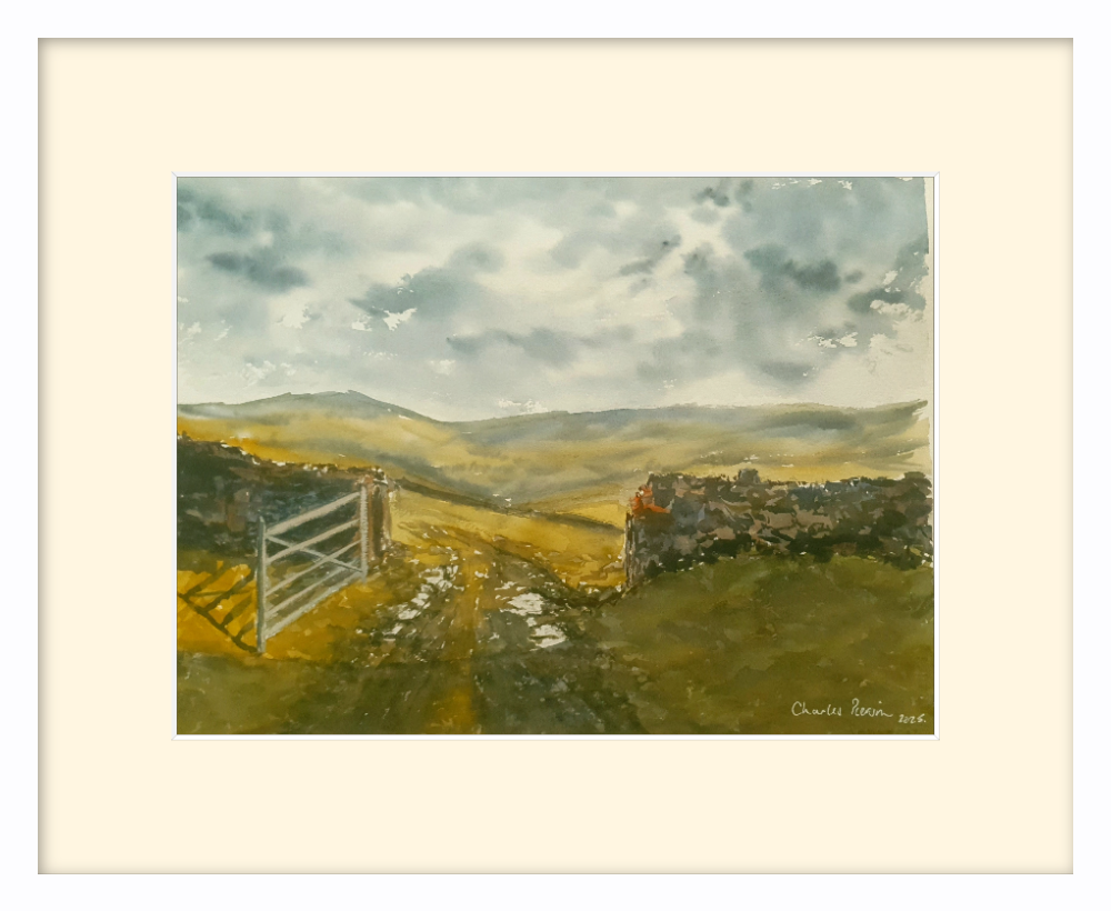 Gateway to the Moors. 15x11 inches.  (Unframed)
