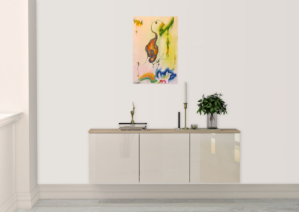 The Photosynthesis ... 15x22 inch, watercolors SKU 4078 