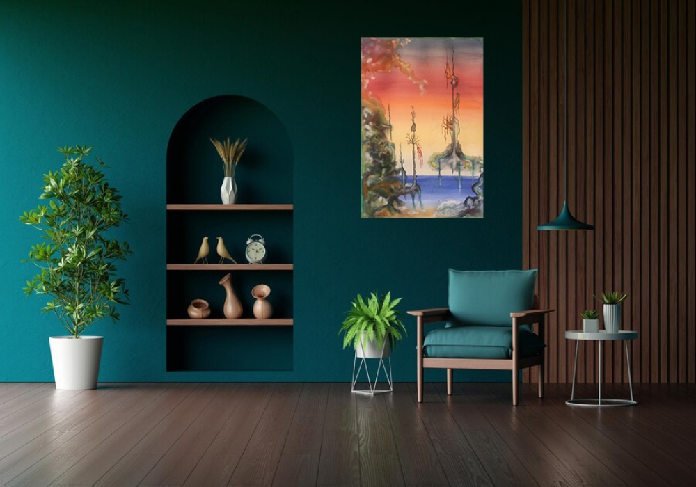 Dignity, 15x22 inch, 15x22 inch, 38X56 CM, watercolors on cold press paper SKU 4084 