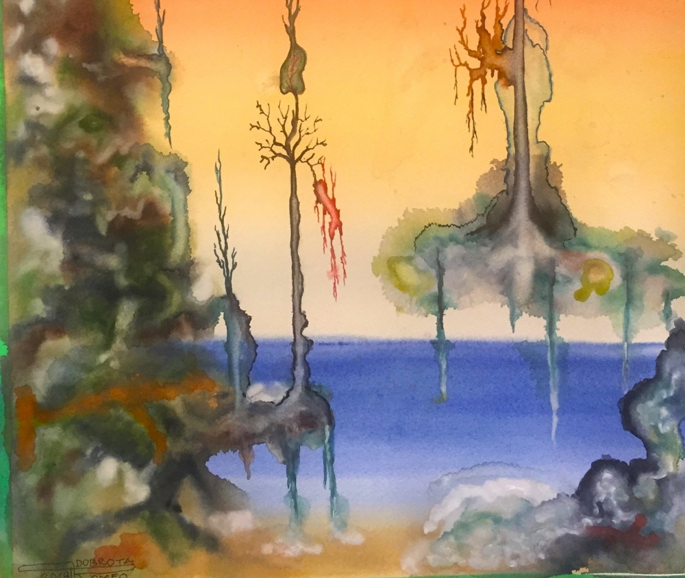 Dignity, 15x22 inch, 15x22 inch, 38X56 CM, watercolors on cold press paper SKU 4084 