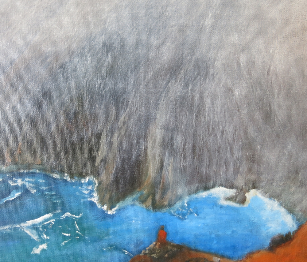 Mist over Slieve League Cliffs