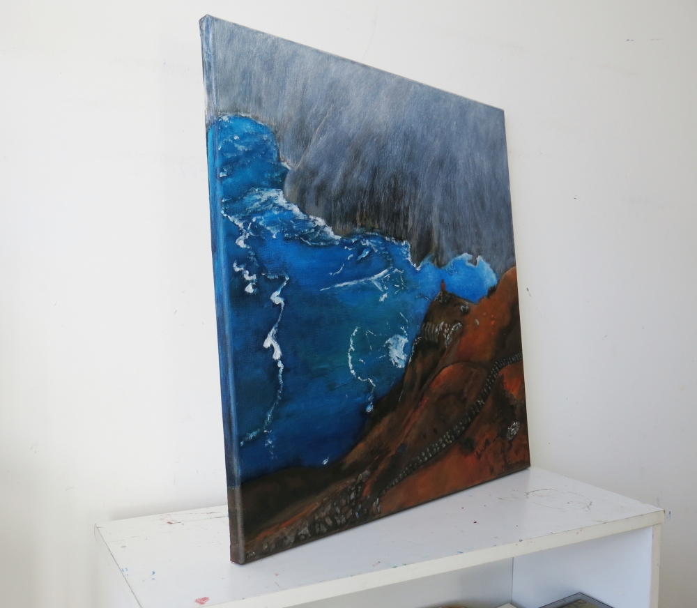 Mist over Slieve League Cliffs