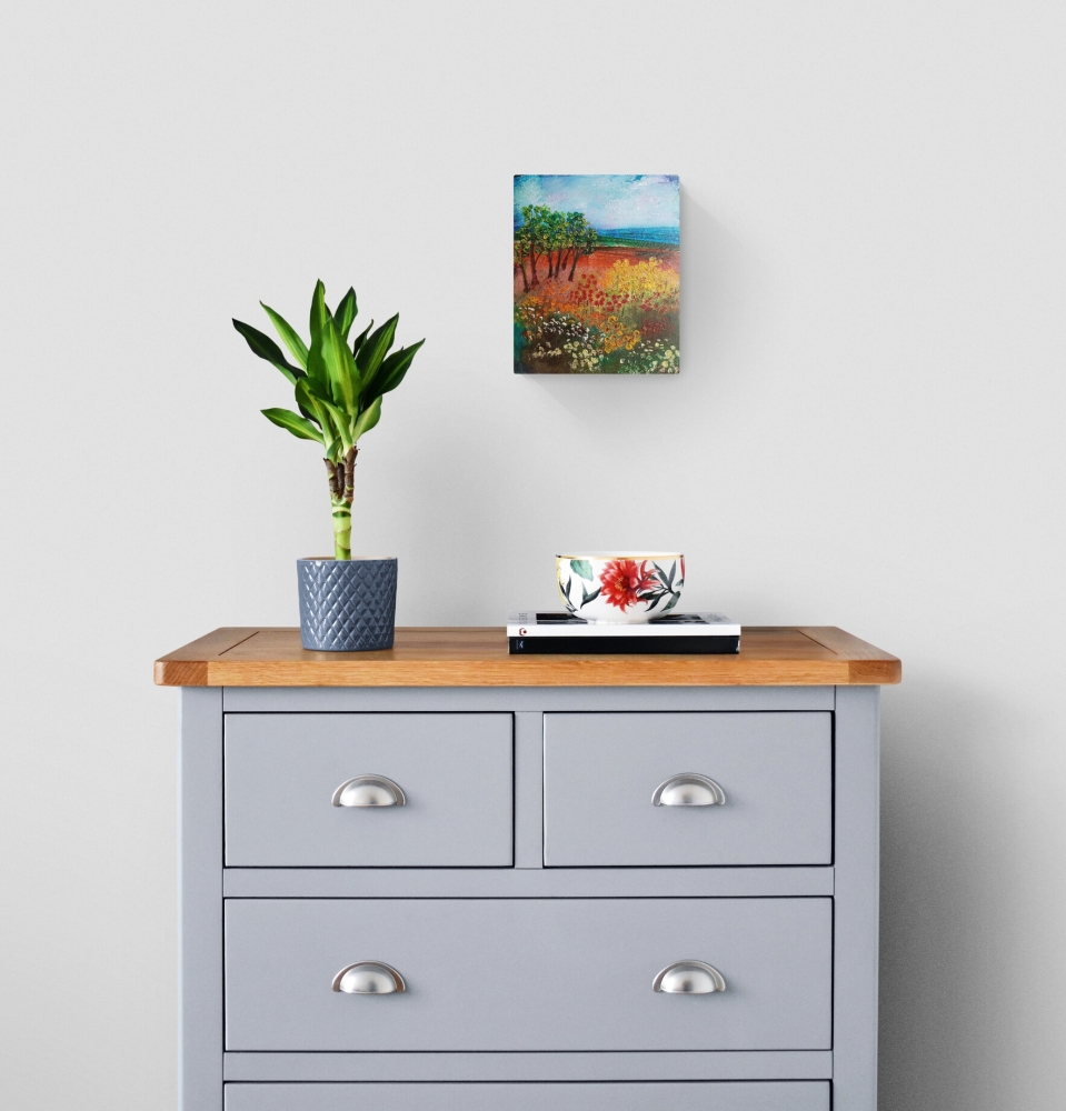 Impasto Landscape - The Garden