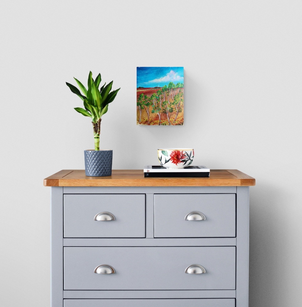 Impasto Landscape - Olive Trees