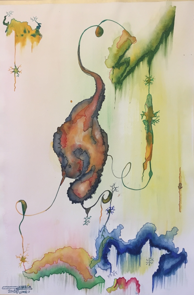 The Photosynthesis ... 15x22 inch, watercolors SKU 4078 