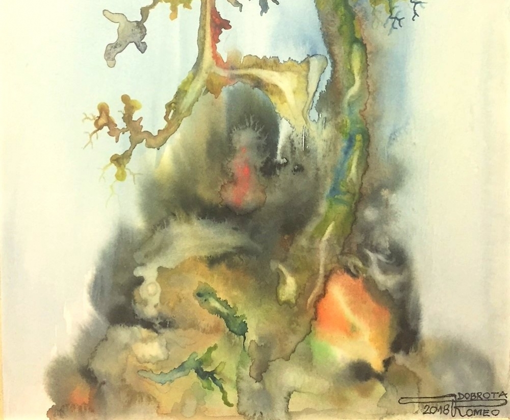 The Sol-Air 1, 12x18 inch, Watercolors on cold press paper SKU 4048