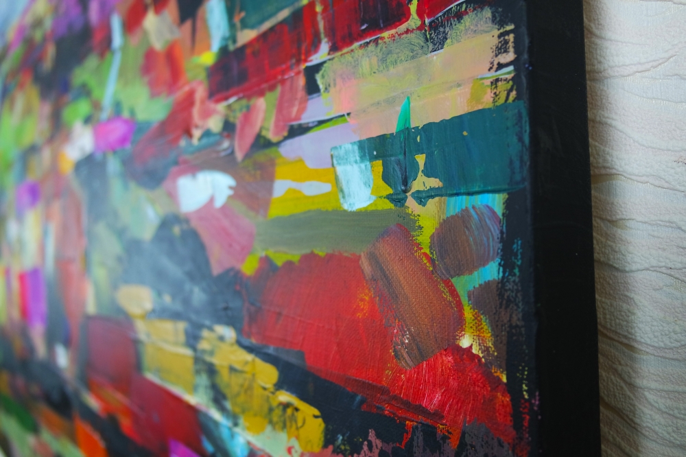 XL Colourful Abstract Landscape Views 5620