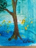 Impasto Landscape - Daffodils