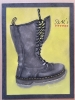 Silver Doc Marten Boot 