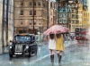 Sunshine And Rain London City Scene