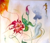 Exotic Flowers 4 12x17.5 inch, Watercolors on cold press paper, SKU 4041 