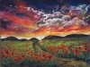Poppy Field Landscape