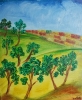 Impasto Landscape - The Valley Orchard