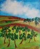 Impasto Landscape - The Grove