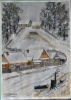 Winter...Winter...Winter 16x22 inches, Water colors SKU 4070