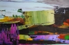 XL Colourful Abstract Landscape Views 5620