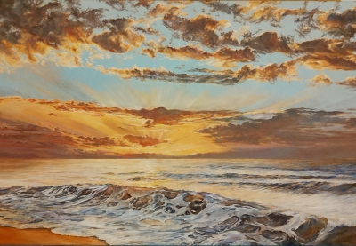 A MAGICAL OCEAN SUNSET