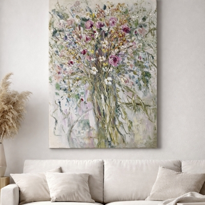 Large Floral Oil Painting