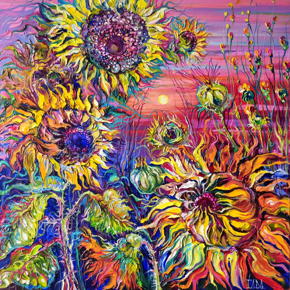 Golden Resilience At Dusk. Series: Solar Rhythms