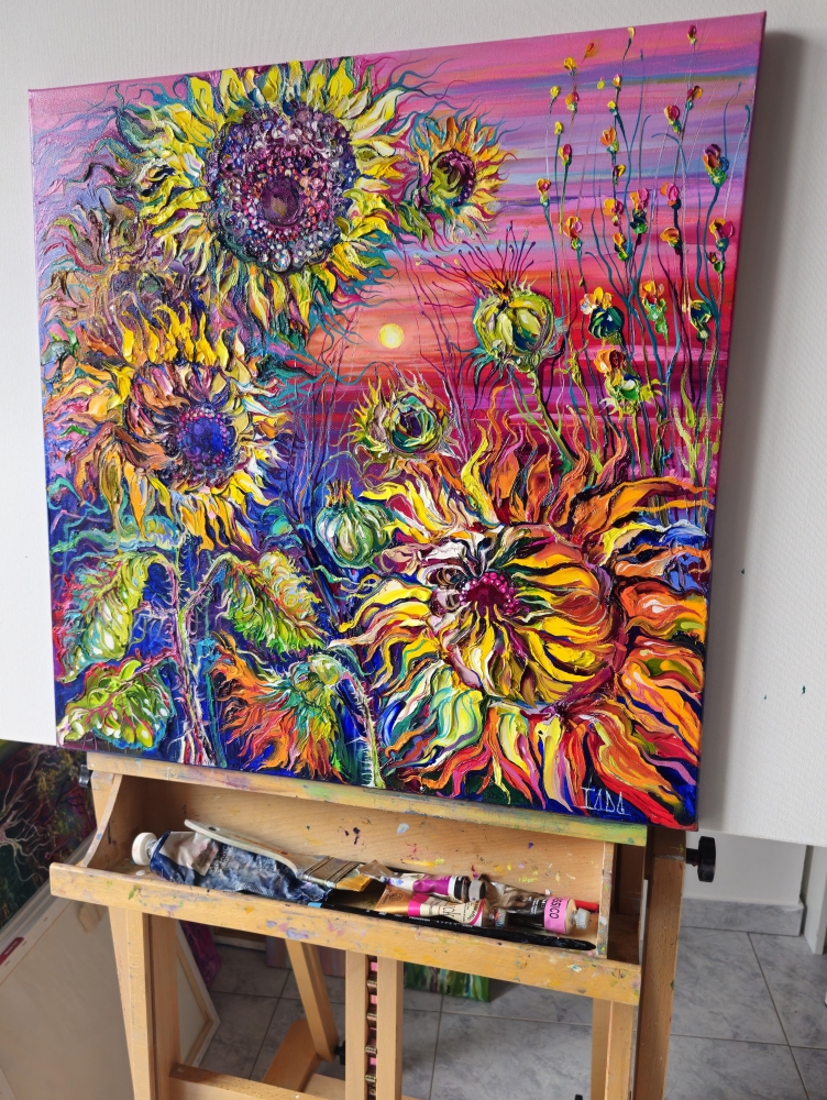 Golden Resilience At Dusk. Series: Solar Rhythms