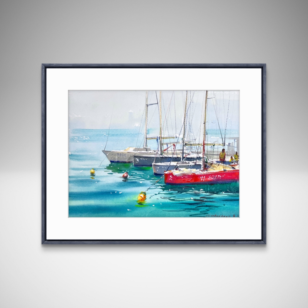 Boats on Blue Silence