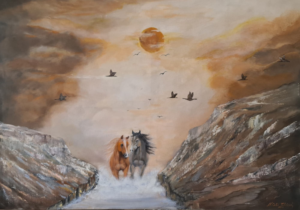 Der Ritt in die Unendlichkeit der Passage. Ride intoinfiniti,Fredom in Stone. 