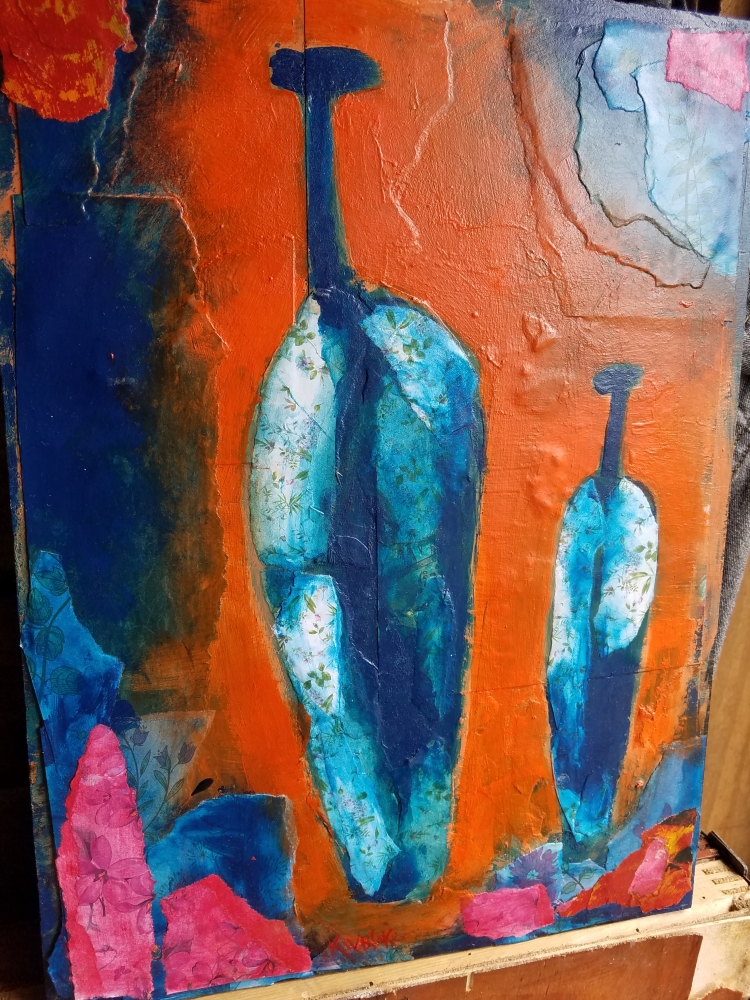 Blue and White Vases