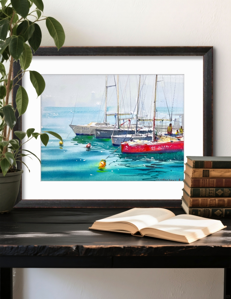 Boats on Blue Silence