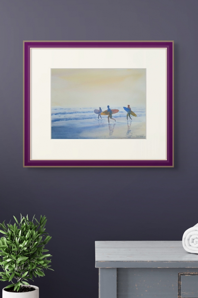 Surf's Up! Original Watercolour