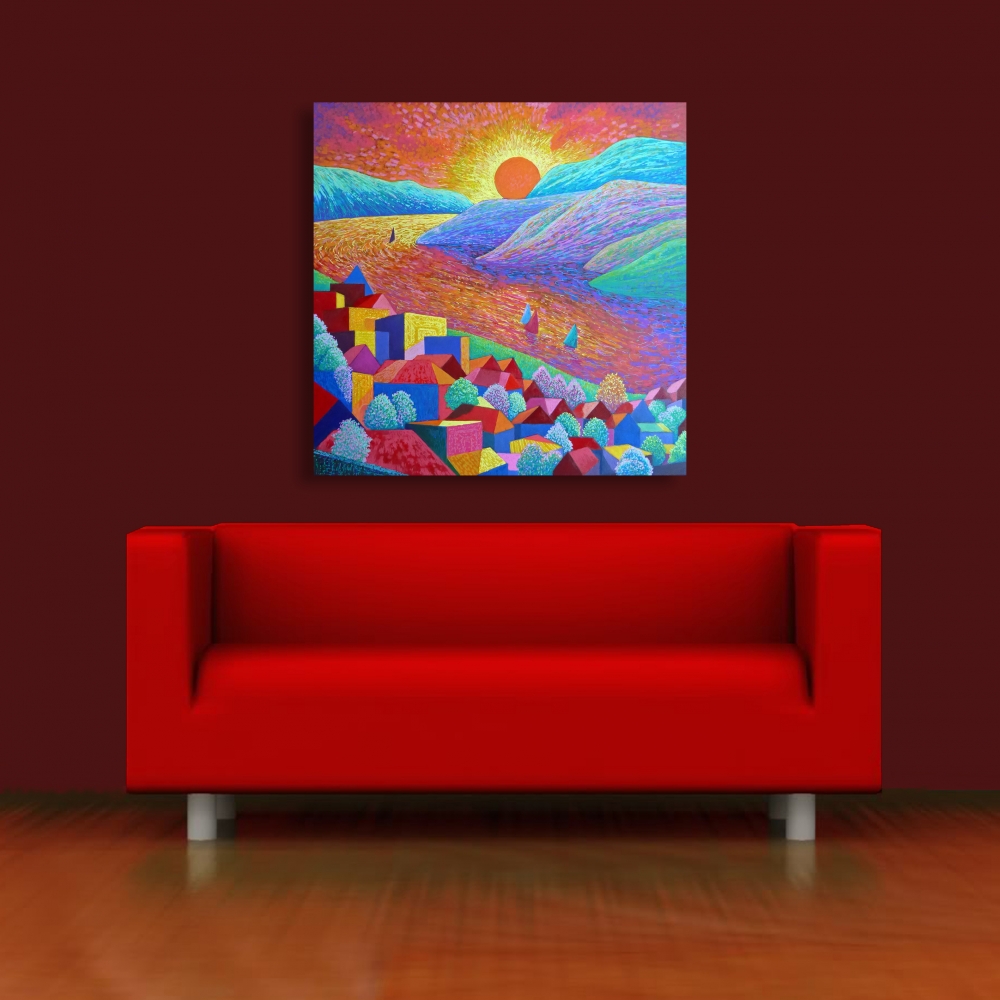 Returning Home at Sunset