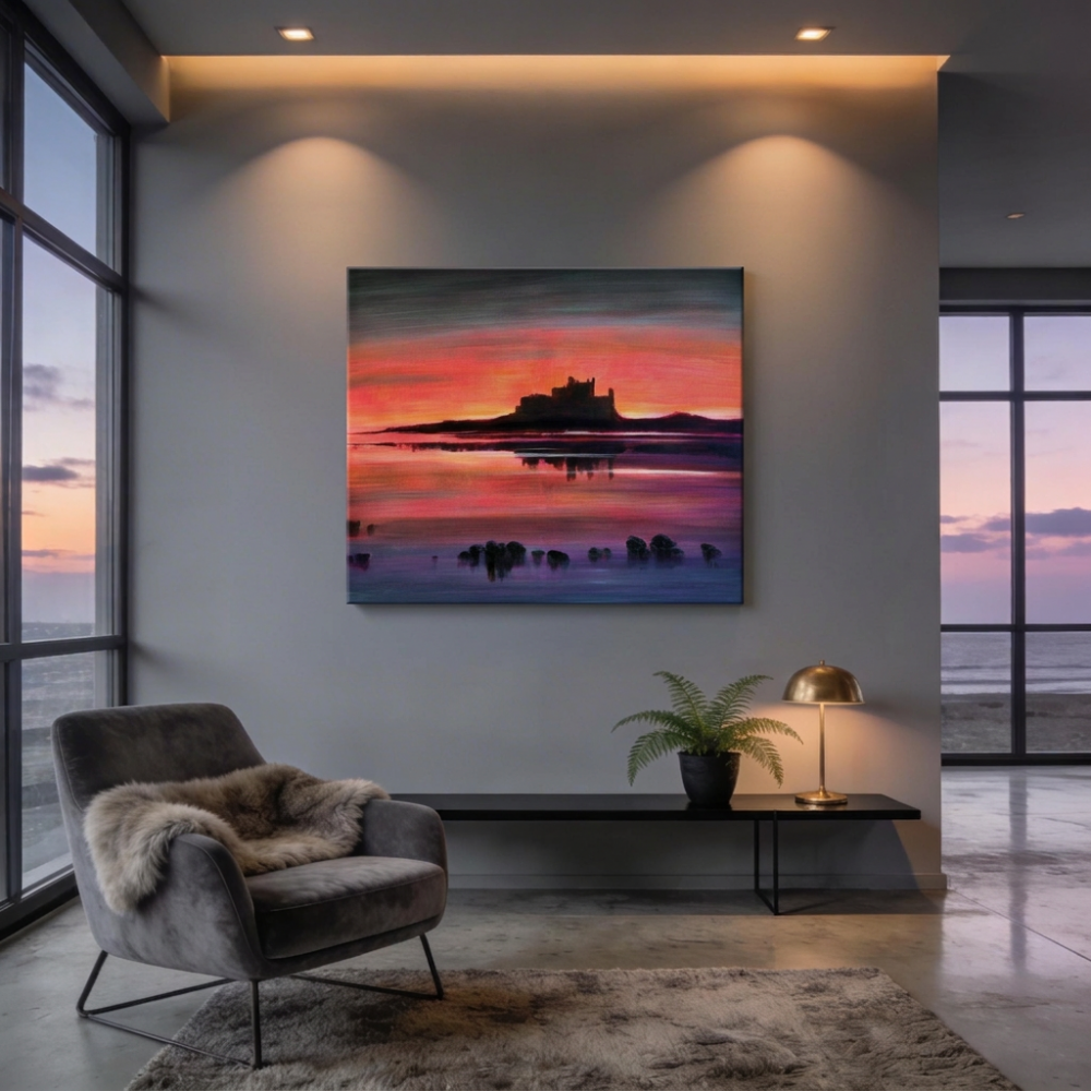 Bambrugh's Tidal Glow