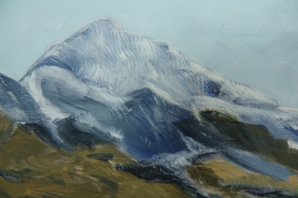 Driving through Snowdonia