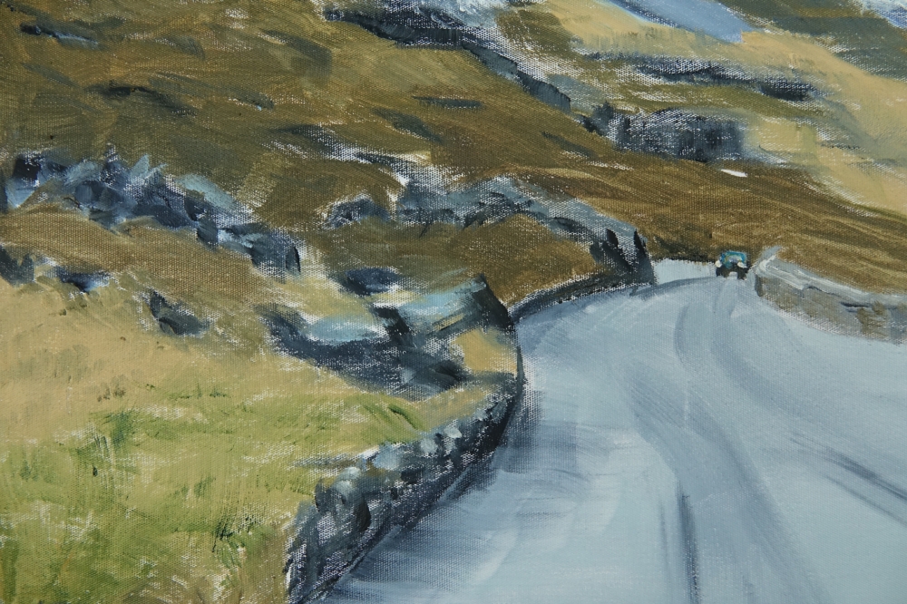 Driving through Snowdonia