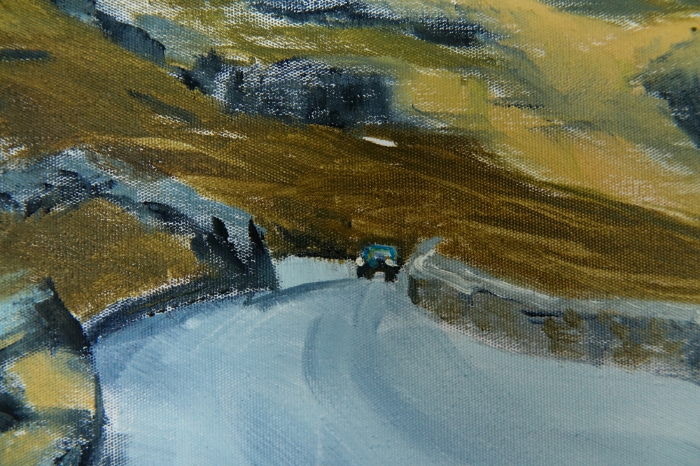 Driving through Snowdonia