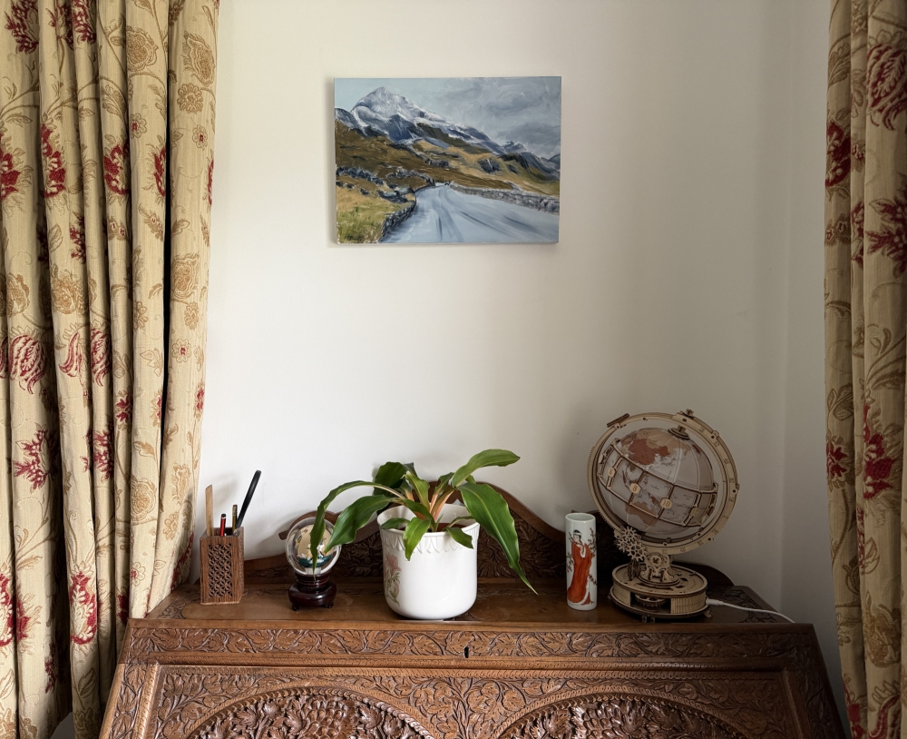 Driving through Snowdonia