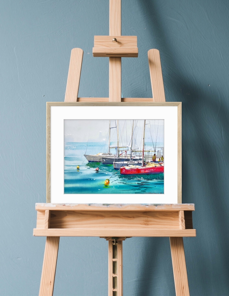 Boats on Blue Silence