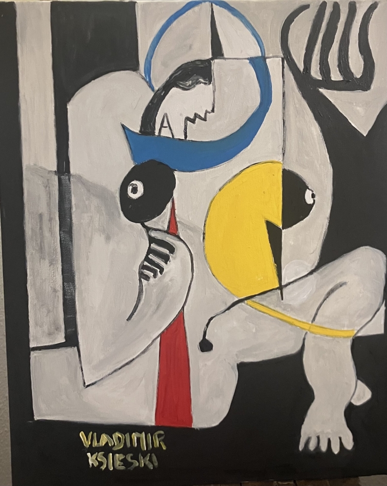 WOMAN  MIRAGE ABSTRACT V.KSIESKI 2025