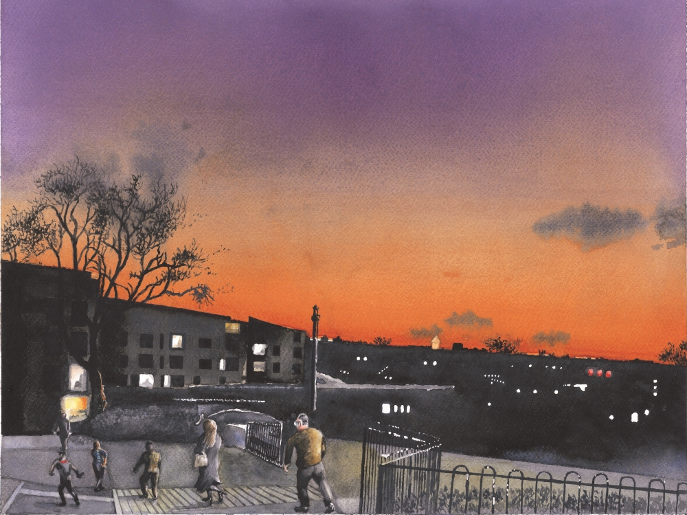 End of Day Commute...Station Hill, Bury St. Edmunds