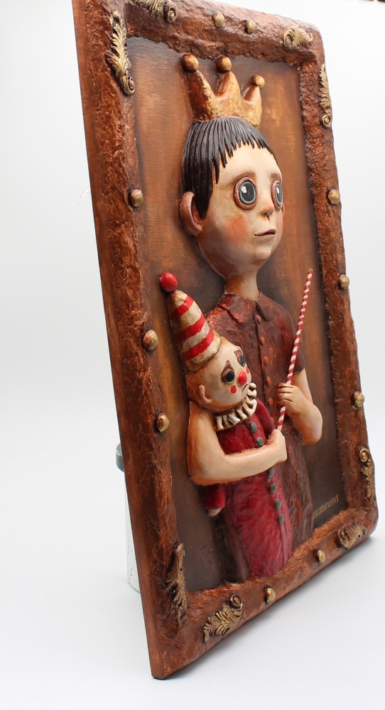 The Crowned Watcher - 3D Portrait