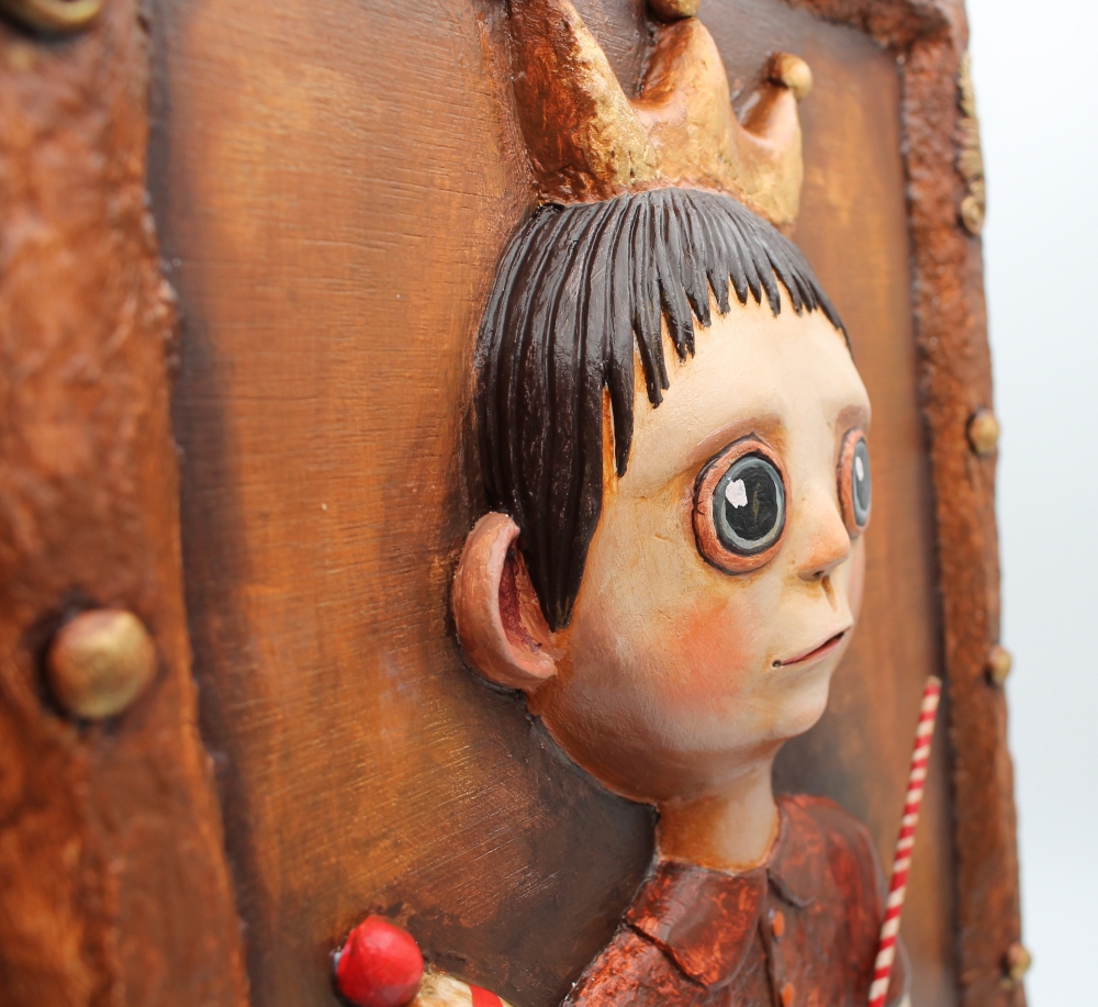 The Crowned Watcher - 3D Portrait