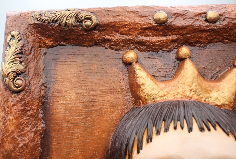 The Crowned Watcher - 3D Portrait