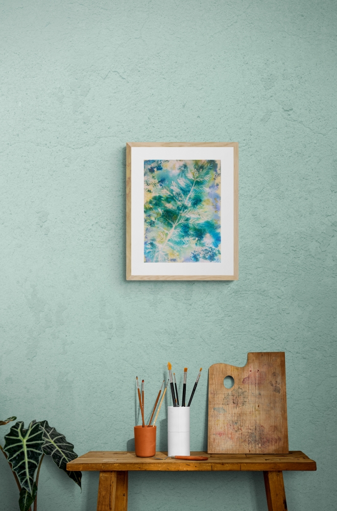 A Simple Fern Shining in the Sunlight 