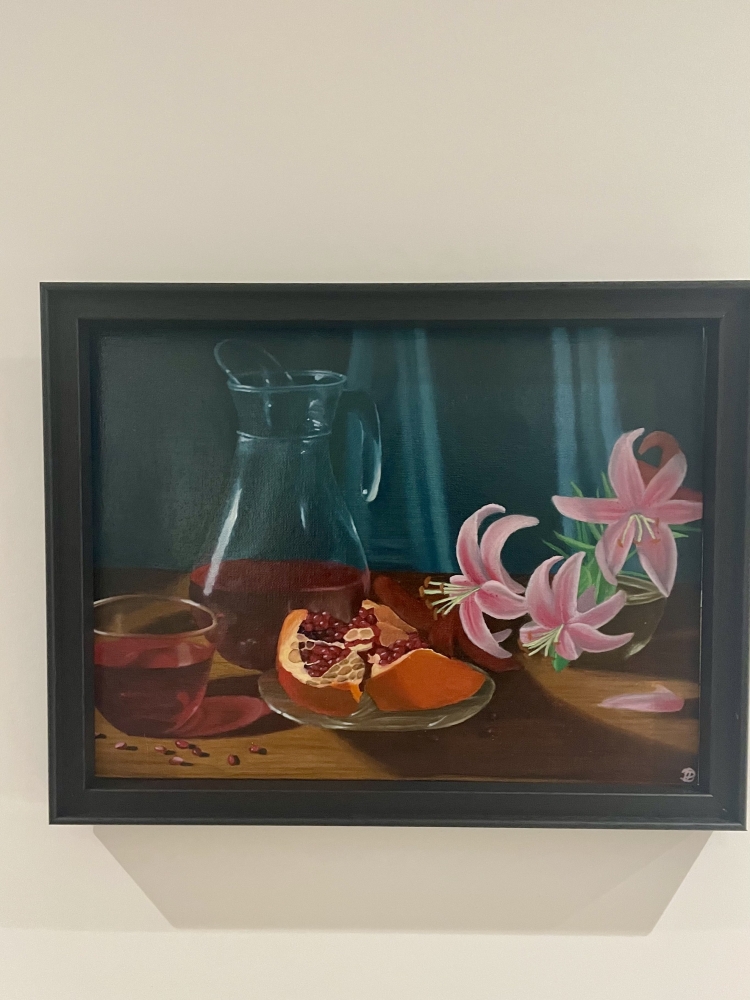 Pomegranates and Lillies