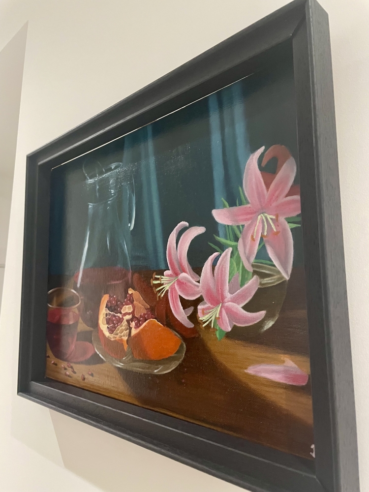 Pomegranates and Lillies