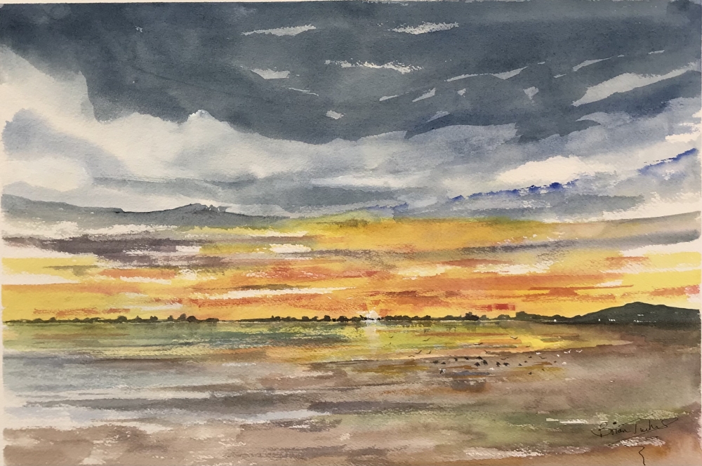 Sunset at Pegwell Bay