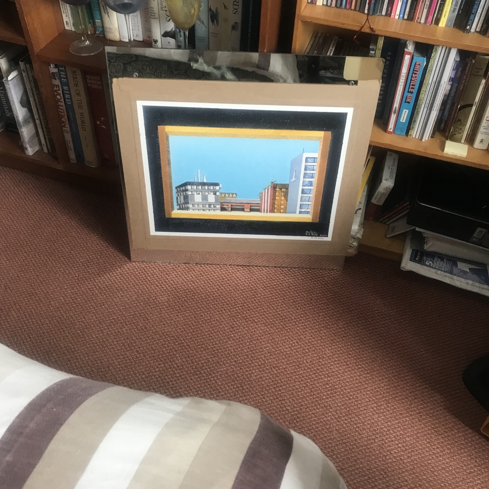 Framed Window View...C.B.D Fort Stanley