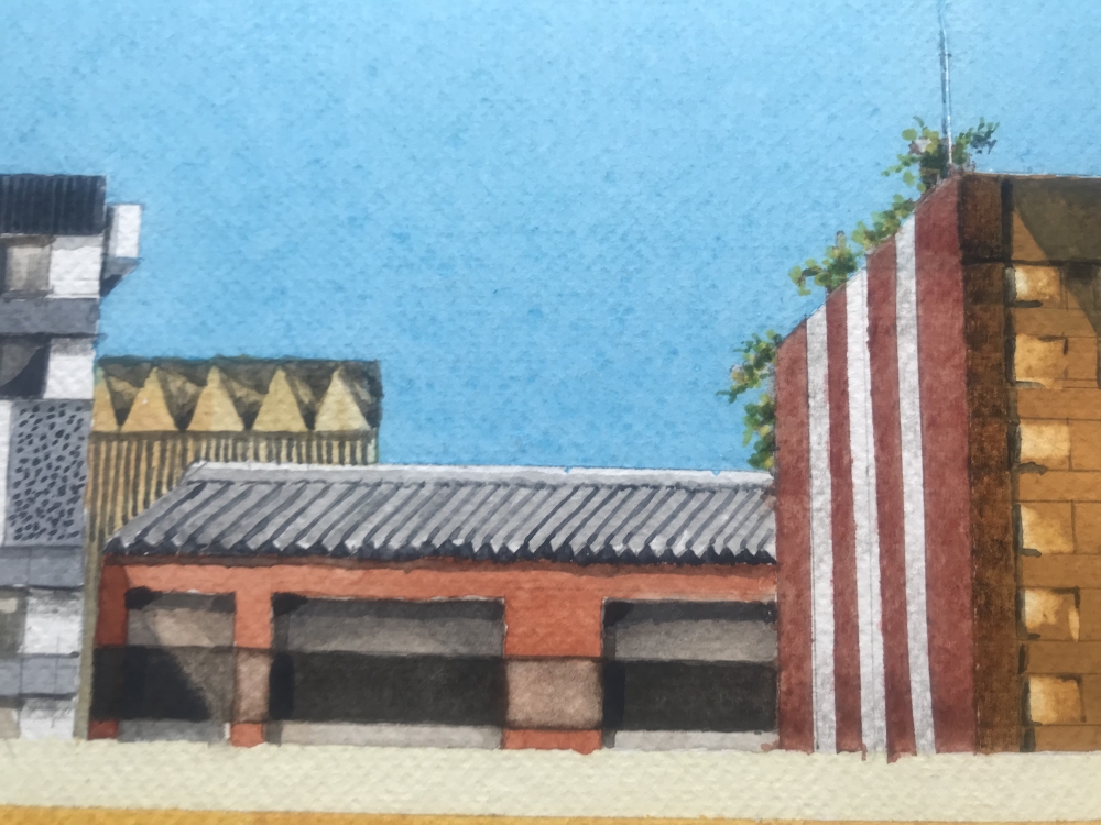 Framed Window View...C.B.D Fort Stanley