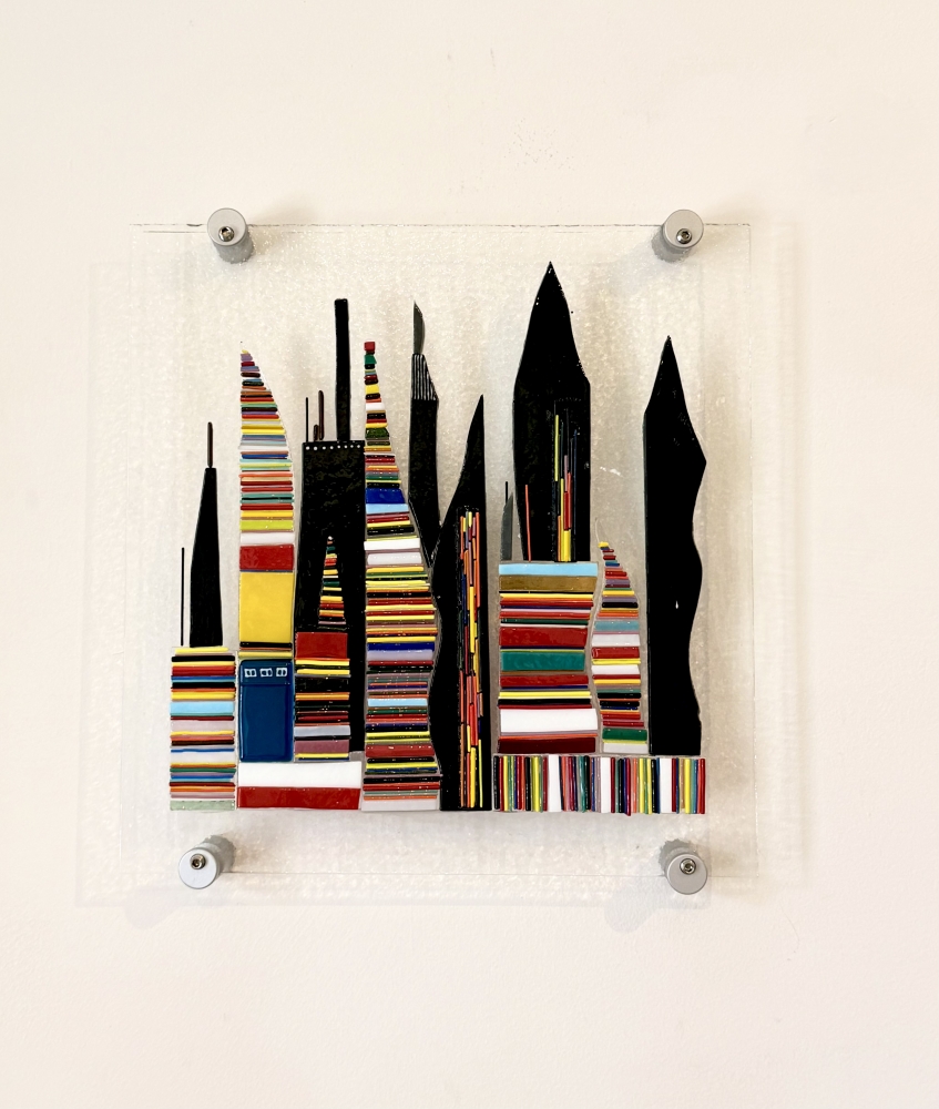 Glass City Wall Sculpture