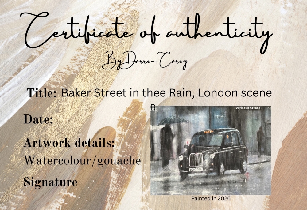 Baker Street, London in the Rain